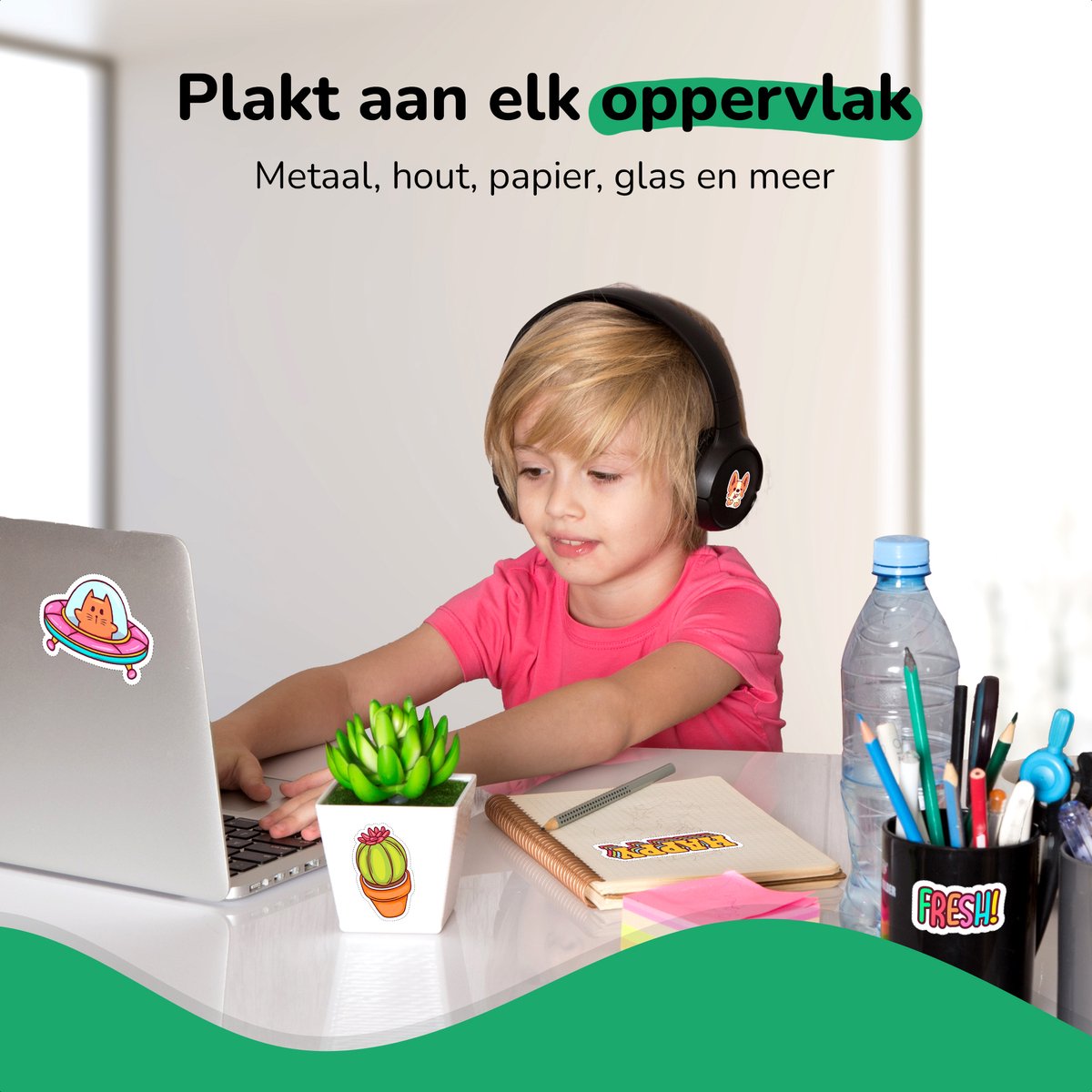 36 Matte Vinyl Stickervellen A4